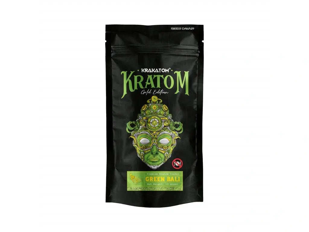 Krakatom Green Bali Kratom Gold Edition, 25g hochwertiges Kratom Pulver