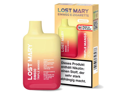 Elf Bar Lost Mary BM600 - Triple Mango - 20mg/ml - Einweg E-Zigarette